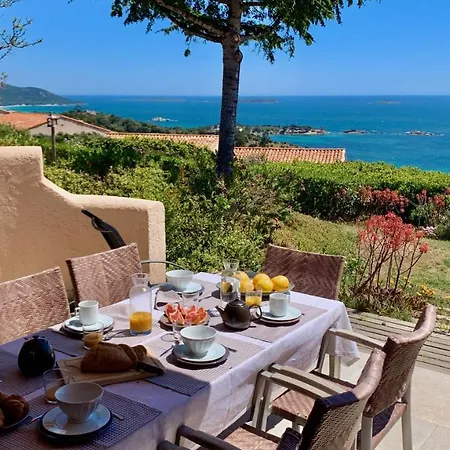 Maison 4 Pièces, Vue Panoramique, Piscine, Climatisation, Près De Palombaggia * Porto Vecchio